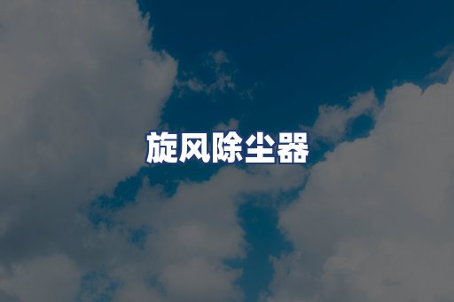 旋风除尘器
